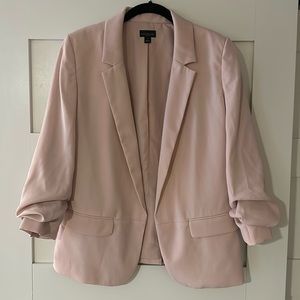 Ann Taylor Pink 3/4 Sleeve Blazer Size 8
